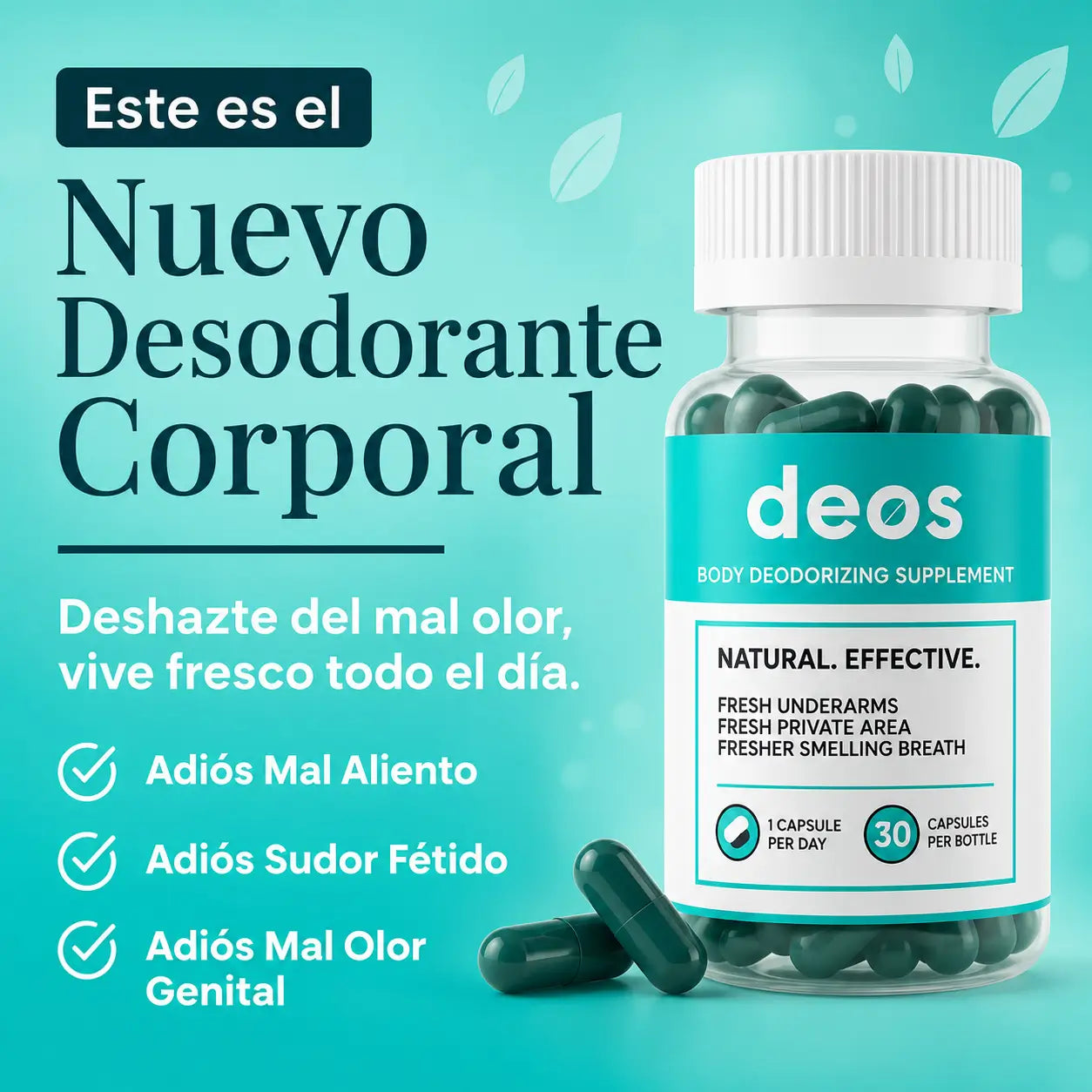 Deos Desodorizante Natural - Oferta 2X1