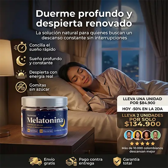 Gomas Melatonina - Lleva la 2da con 50% descuento