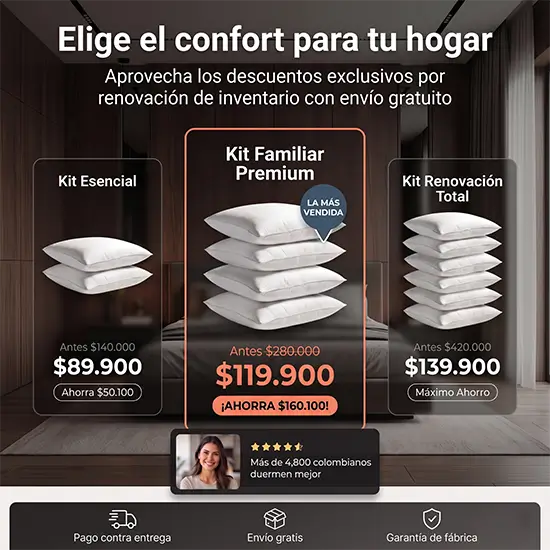 Almohadas Cloud Max Duo Packs
