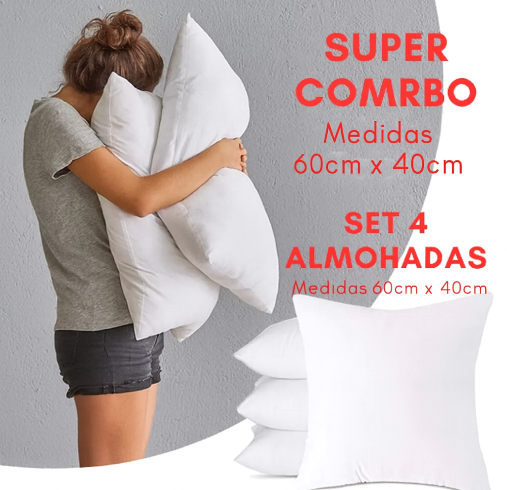 Pack X4 Siliconada®: Almohada Extra Suave