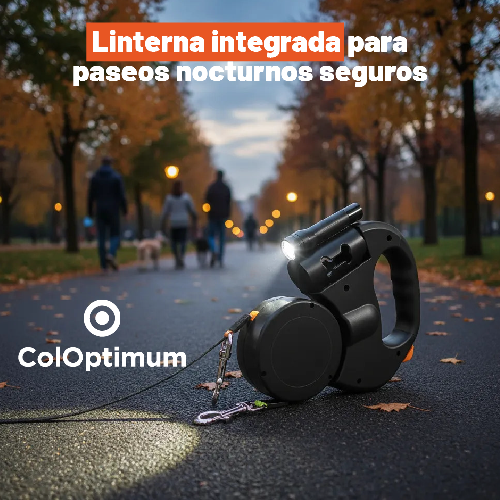 CorreaDuo360°®: Pasea dos perros sin enredos con una sola mano