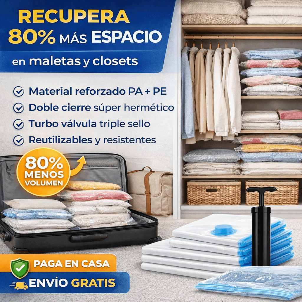 AireCompact®: Reduce el volumen y recupera más espacio en minutos.