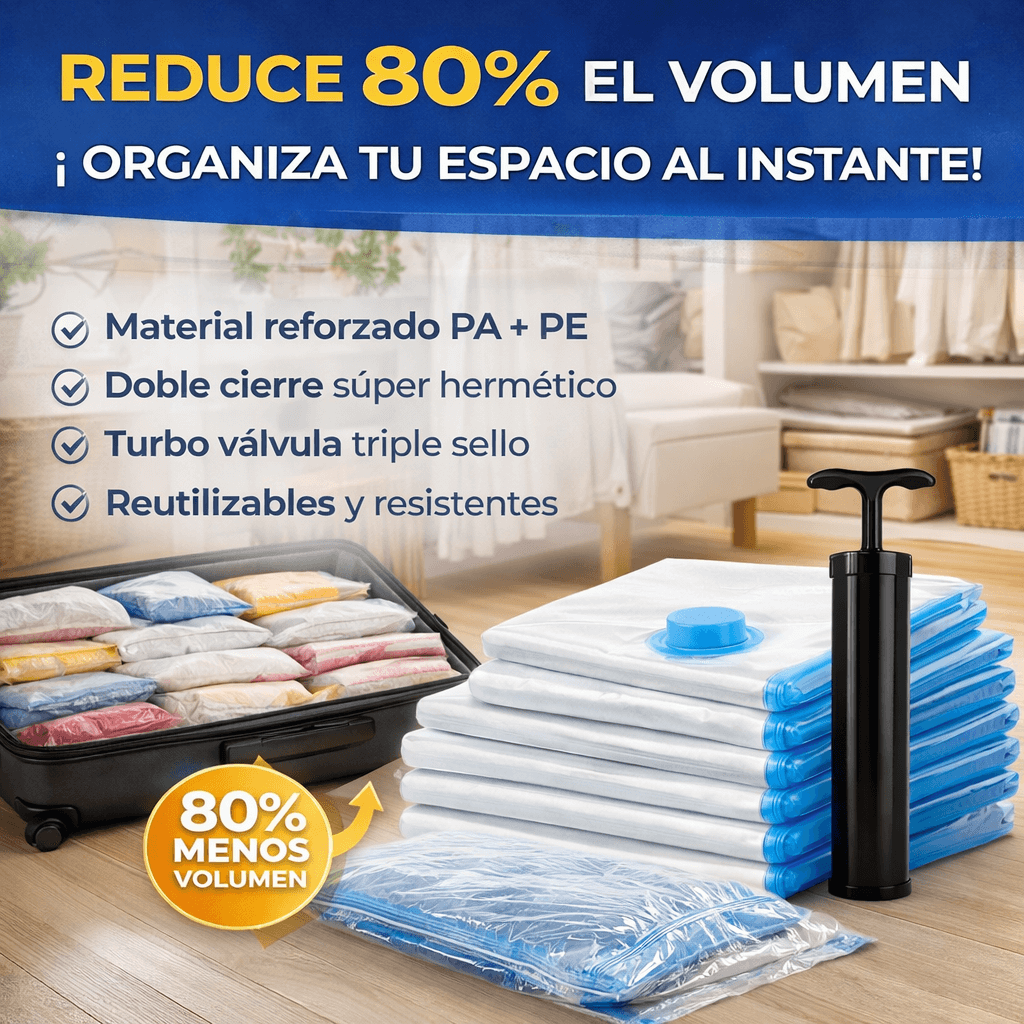 AireCompact®: Reduce el volumen y recupera más espacio en minutos.