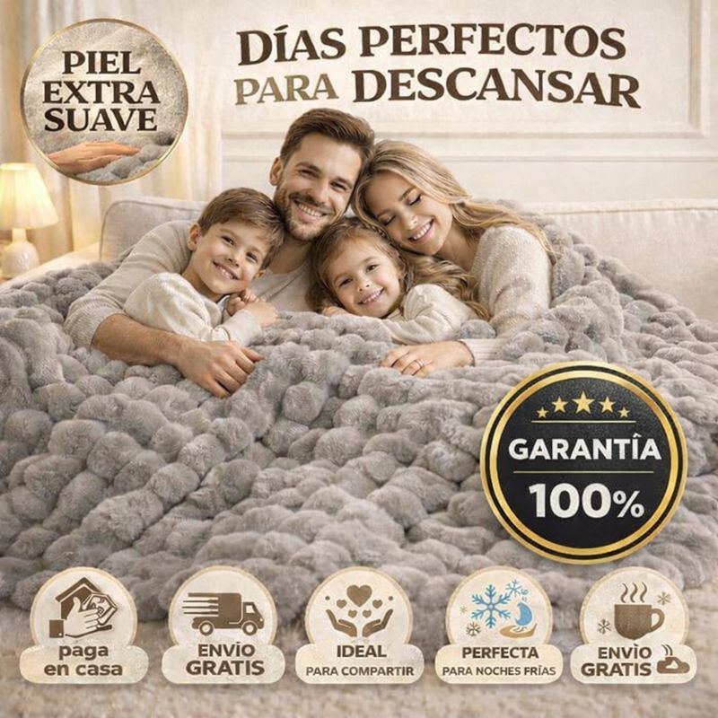 CobijaBurbuja: Noches Perfectas para descansar Medidas 2 x 2.20 metros
